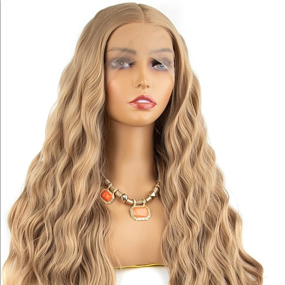 💫 LIM K 22” ASH BLONDE  WAVY LACE FRONT WIG💫 *NEW - Picture 4 of 8
